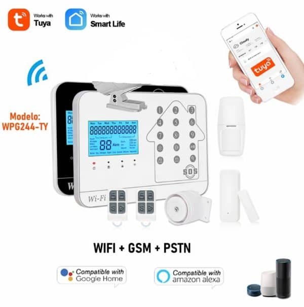 Kit de Alarma Inalámbrico wifi gsm